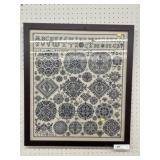 Contemporary Framed Sampler