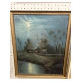 Early 20th Century Oil On Board