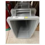 (2) Plastic Waste Cans