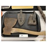 Goosewing Axe, Flat Irons