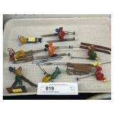 Cast Lead Railroad Figurines
