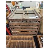 Wooden Egg Crate