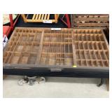 Wooden Typesetter Tray