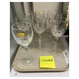 (8) Waterford Crystal Wine Glasses