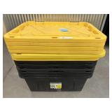 (6) Storage Totes with Lids