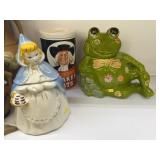 (3) Ceramic Cookie Jars