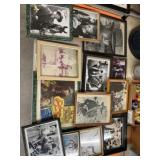 Framed Celebrity Photographs