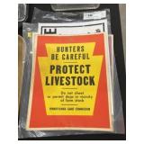 Vintage PA Game Commission Signs