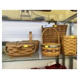 (5) Longaberger Baskets