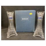 (2) Waterford Crystal Candlesticks