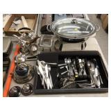 Flatware, Silverplate Serving Pieces