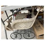 Wicker Doll Stroller, Cabbage Patch Doll
