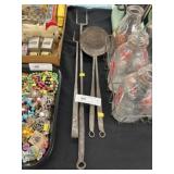 Wrought Iron Flesh Forks with Skimmers