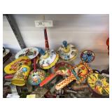 Vintage Tin Litho Noisemakers