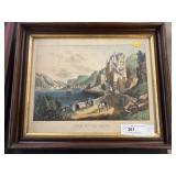 Currier & Ives 'View on the Rhine'