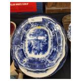 (3) Transferware Platters