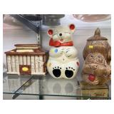 (3) Ceramic Cookie Jars