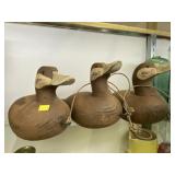 T. McDonald (Pequea, PA) Wooden Duck Decoys