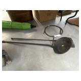 Wrought Iron Peel, Ladle and Trivet