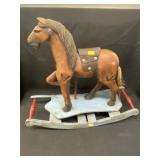 Machine Carved Miniature Rocking Horse