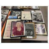 Framed Celebrity Photographs