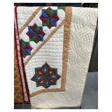 Contemporary Star Spin Pattern Quilt