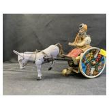 Gesch Tin Litho Donkey Cart