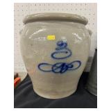 Slip Decorated Storage Crock