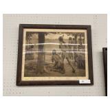 'The Coming of the White Man' Framed Print