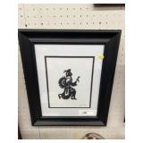 Framed Scherenschnitte