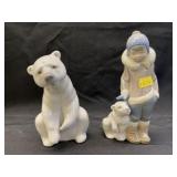 (2) Lladro Figurines