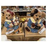 (2) Boyd's Bear Cookie Jar
