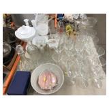 Milk Glass, Stemware