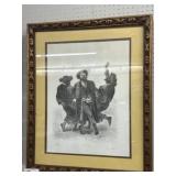 'Let Us Rejoice' Framed Block Print