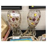 (2) Electric Mantel Lusters