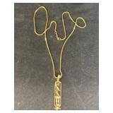 18' 14K Necklace with Unmarked Pendant