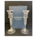 (2) Waterford Crystal Candlesticks