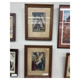 (2) Currier & Ives Framed Lithographs