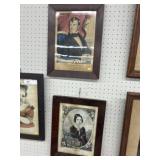 (2) Currier & Ives Framed Lithographs