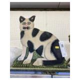 Menno Folk Art Cat Stand-Up