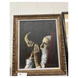 Lambert Oil On  Board of Rabbi