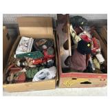 (2) Boxes of Seasonal and Winter Decor