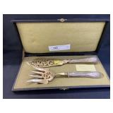 German Silver Carving Set