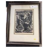 Robert Von Neumann Framed Block Print