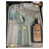 Embossed Apothecary Bottles