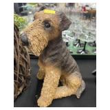 Composition Seated Dog