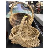 (2) Woven Baskets