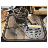 Boot Scrapes with Meat and Hay Hooks