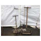 Vtg. Reel Mower & Lawn Roller