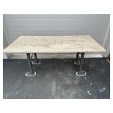 Granite Top Table